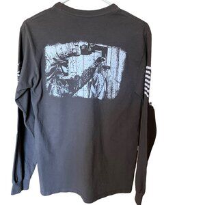 Grunt Style Long Sleeve T (S)U.S. Army (Dark Heather Grey)
